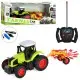 Трактор радіокерований, 19 см, 1:16, із причепом, USB-зарядка, 45x18.5x13 см (В асортименті)