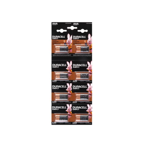 Батарейки Duracell AAA LR-03 блістер 12 шт