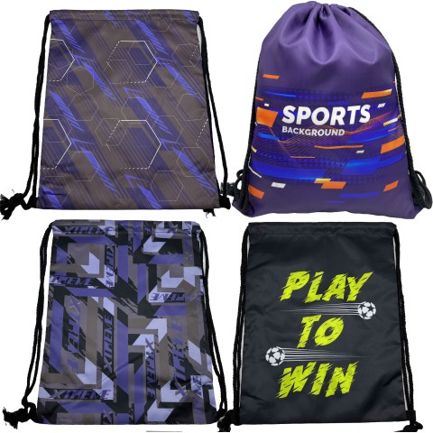 Мішок для взуття Спорт, не промокає, 34x43 см, 430-22 (В асортименті)