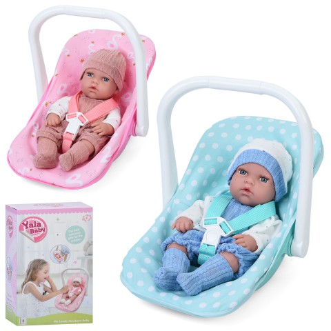 Пупс 30 см люлька-переноска 37-24-23 см (В асортименті) YL2512C-E-F