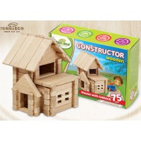 Конструктор дерев’яний Ігротеко Будиночок з гаражем