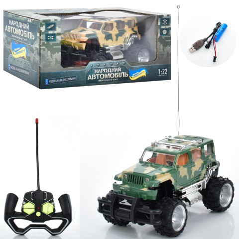 Джип на радіокеруванні, 17 см, акумулятор, 1:22, 25x13.5x11.3 см (В асортименті)