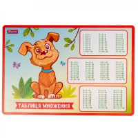 Підкладка для столу 1 Вересня Zoo Land, таблиця множення, 2 шт. в упаковці