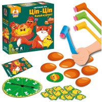 Гра настільна Vladi Toys, розважальна, Ціп-Ціп Хапай курчат! (українською)