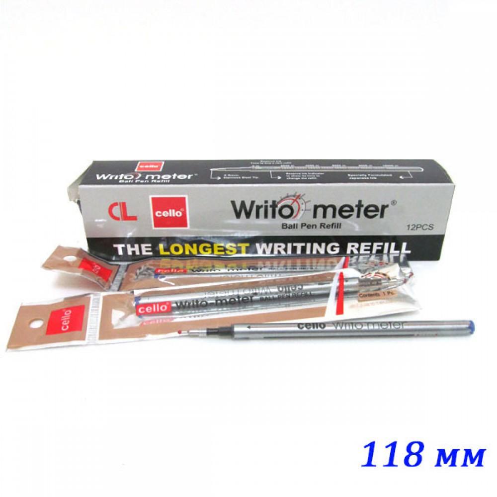Набір стрижнів масляних CL "Writo-meter" 10 км, 12 штук, чорний колір, товщина письма 0,5 мм 8048refBK