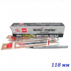 Набір стрижнів масляних CL "Writo-meter" 10 км, 12 штук, чорний колір, товщина письма 0,5 мм 8048refBK