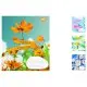 Зошити учнівські 96 аркушів лінія 1B Summer flowers, 5 шт. в упаковці