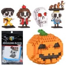 Конструктор Helloween, фігурка/монстр, 5 видів, у п/е 12-17-3см /150/