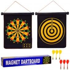 Дартс 17'' магнитный тканевый с 6 дротиками DM1701