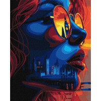 Картина за номерами Захід сонця в Лондоні 40×50 см КНО8459