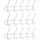Вішалка настінна на 5 подвійних гачків Х2-254 40×8×13 см