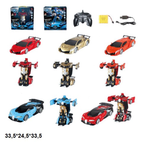 Машина-трансформер на радіокеруванні, музика, світло, XB92/XB93