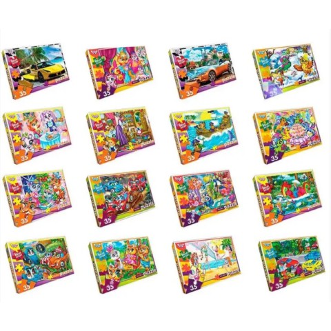 Пазли м’які Danko Toys, 35 елементів, S35-09 (В асортименті)