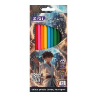 Олівці кольорові KIDS LINE Anime, 12 кольорів, трикутний корпус