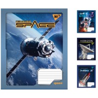 Зошити учнівські 18 аркушів клітинка. YES Space, 25 шт. в упаковці