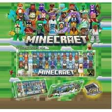 Набір героїв 24 фігурки, висота 4 см, рухливі кінцівки, голова та ноги від’єднуються, зброя, 24 елементи конструктора, в кор. /96-2/