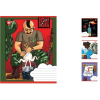 Зошити учнівські 18 аркушів лінія. YES Not welcome, 25 шт. в упаковці