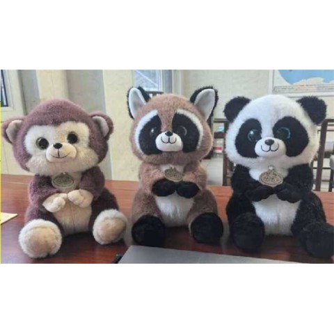 М’яка іграшка Тваринка, M18458, 25 см, окастик (В асортименті)