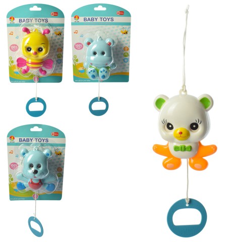 Підвіска на коляску, 32 см, розтяжка, музика, підвіска, деталі, 16.5x23.5x4.5 см (В асортименті)