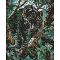 Набір з алмазною мозаїкою Граціозна пантера AMO8026, 40x50 см
