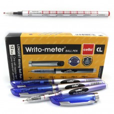 Ручка масл. CL"Writo-meter" 10км, 0,5мм, синяя, ціна за 12шт. //