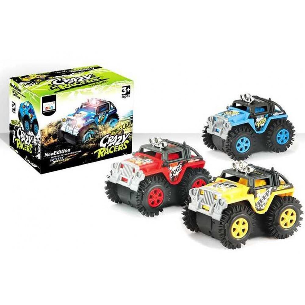 Перевертиш 3 кольори, на батарейках, гумові щетинки, у кор., МІКС ВИДІВ /240-2/