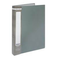 Папка із файлами, А4, Jobmax, сірий, 10 файлів