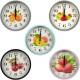 Настінний годинник Х2-26 "Круг кольоровий Фрукти" D19,5*4см
