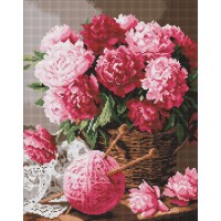 Набір з алмазною мозаїкою на підрамнику Таємниці пелюсток Ideyka AMO8180, 40x50 см