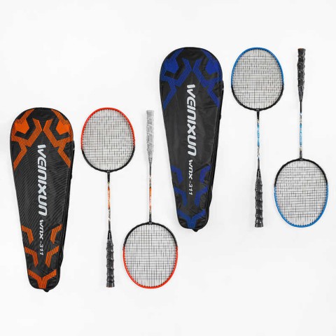 Набір для бадмінтону TK Sport, 2 ракетки з металевим каркасом, у чохлі C70207 (В асортименті)