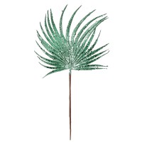 Гілка декоративна Yes! Fun, пальма, 49 см, зелена, гліттер