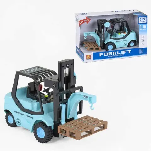 Машина Погрузчик інерційна озвучена зі світлом WY690B