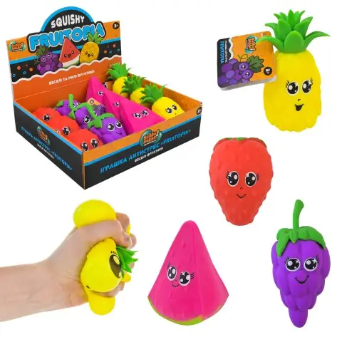 Антистрес YabbaDabba фрукти, 9.5-12 см, YD2528 (В асортименті)