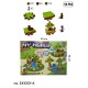 Конструктор магнітний Minecraft, SX1001A, блоки та фігурки, 55 деталей