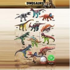 Динозавр звуки, на батарейках, в п/е, МІКС ВИДІВ /220/