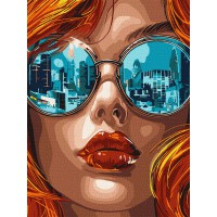 Набір для розпису по номерах Пейзаж Лондона, 30x40 см, КНО8462