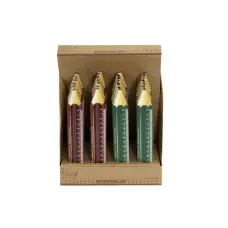 Линейка деревянная фигурная Карандаш, 12 см