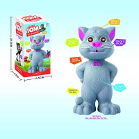 Інтерактивний кіт-герой, на батарейках, підсвітка, звук, реагує на дотик, запис та відтворення голосу