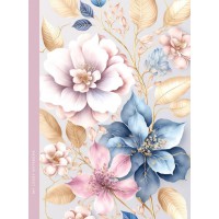 Блокнот, 145x197 мм, 55 г/м², 64 аркуші, інтегральна палітурка, матова ламінація 23148