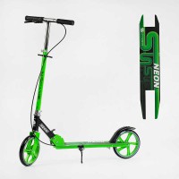 Самокат двоколісний Skyper Neon, сталева рама, ручне гальмо, PU колеса 200 мм, гумові грипси, N-36719