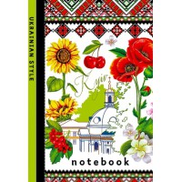 Блокнот, 60 г, 7БЦ, 105x165 мм, 64 аркуші, клітинка, матова ламінація, 22287