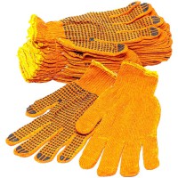 Рукавички робочі з ПВХ-точкою К-Р01/2205, 12 пар