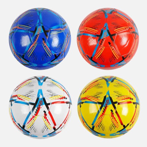 М’яч футбольний TK Sport, 300-310 г, гумовий балон, матеріал PVC, розмір №5 (В асортименті) C62383