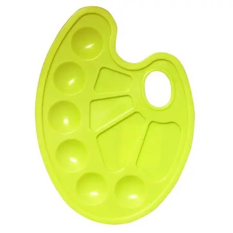 Палитра для рисования желтая