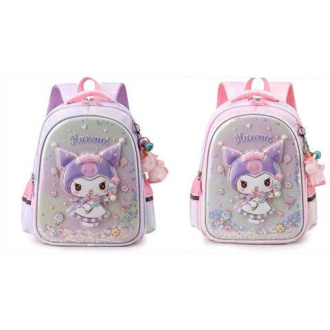 Рюкзак Kuromi, твердий корпус, 2 відділення, 2 бокові кишені, 1 внутрішня, C71647 (В асортименті)