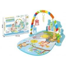 Килимок звук, підсвічування, піаніно, 5 підвісок, ростомір, в кор. /20/