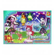 Пазли ТМ "G-Toys" із серії "Enchantimals", 70 ел. EA203