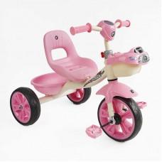 Велосипед 3-х колісний "Best Trike" колеса EVA переднє 10’’, заднє 8’’, сталева рама, УКР. ОЗВУЧУВАННЯ, кошик, в кор. /1/