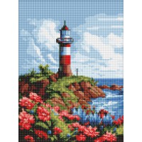 Алмазна мозаїка Мальовничий край Ideyka 30×40 см AMO8144