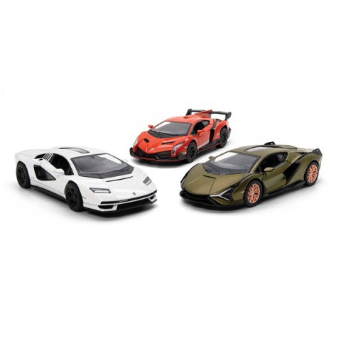 Металева інерційна легкова модель Lamborghini Collection 5", відкриваються двері (В асортименті)
